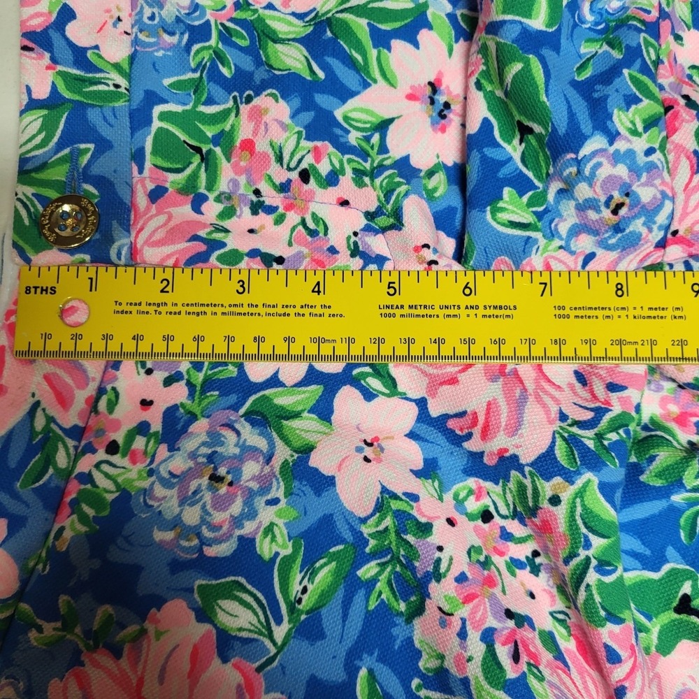 Lilly Pulitzer Buttercup Knit Shorts Multi Spring In Your Step Sz 8 NWT - Picture 13 of 14